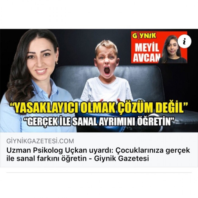 Çocuk ve Sanal Dünya